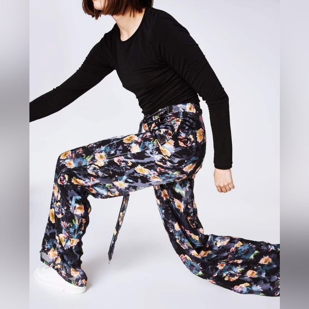 Nicole Miller burnout‎ pants